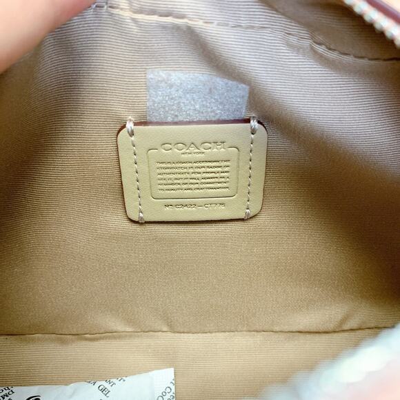 Coach CT776 Satchel Crossbody Bag in Sv/Faded Blush - Picture 6 of 9